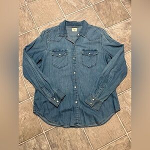 GAP Light Blue Denim Shirt
